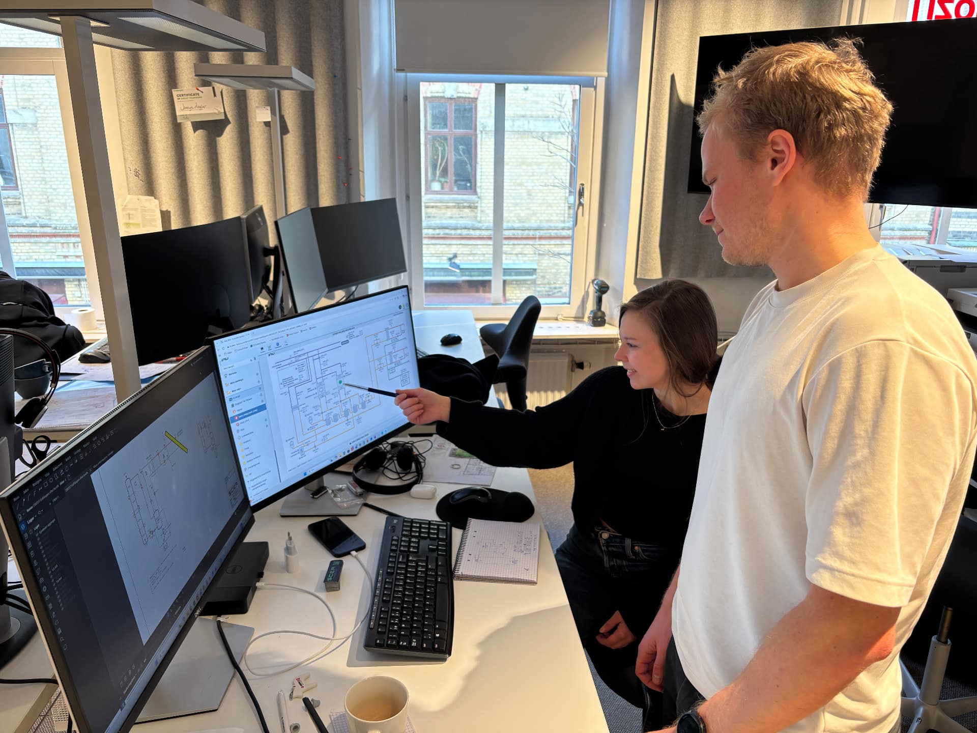 SCEA-teamet arbetar med teknisk projektering